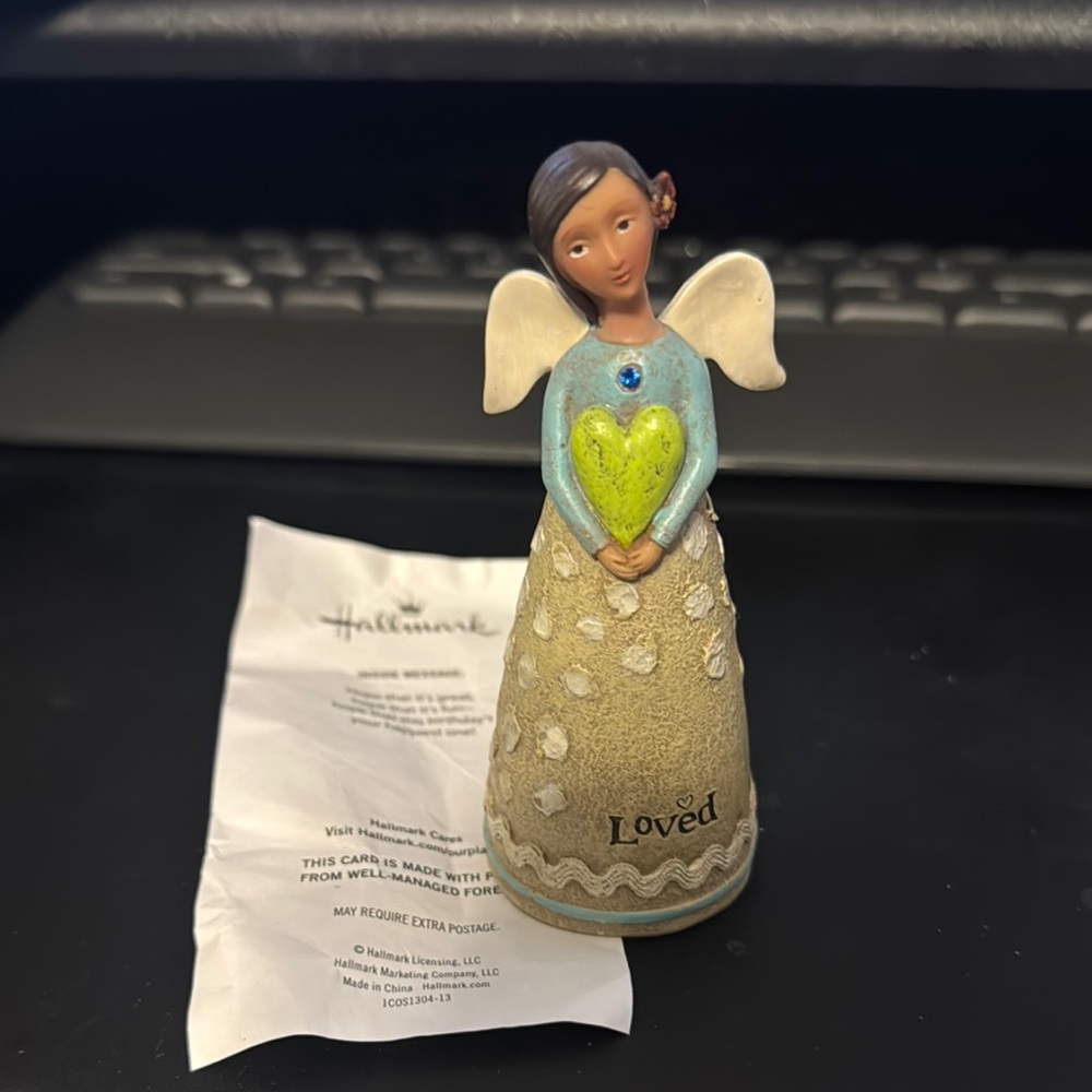Hallmark Angel Figurine with Heart